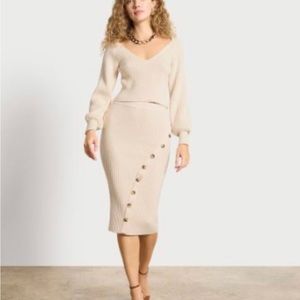 Selling this Sam Edelman ribbed skirt / sweater set. Only worn once